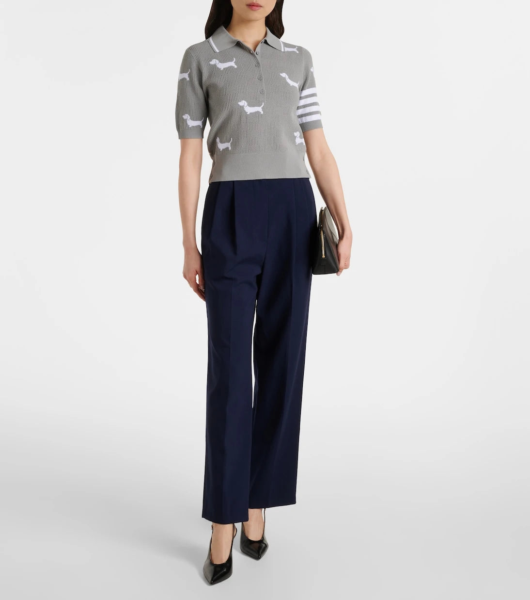 Thom Browne - 4-Bar polo shirt