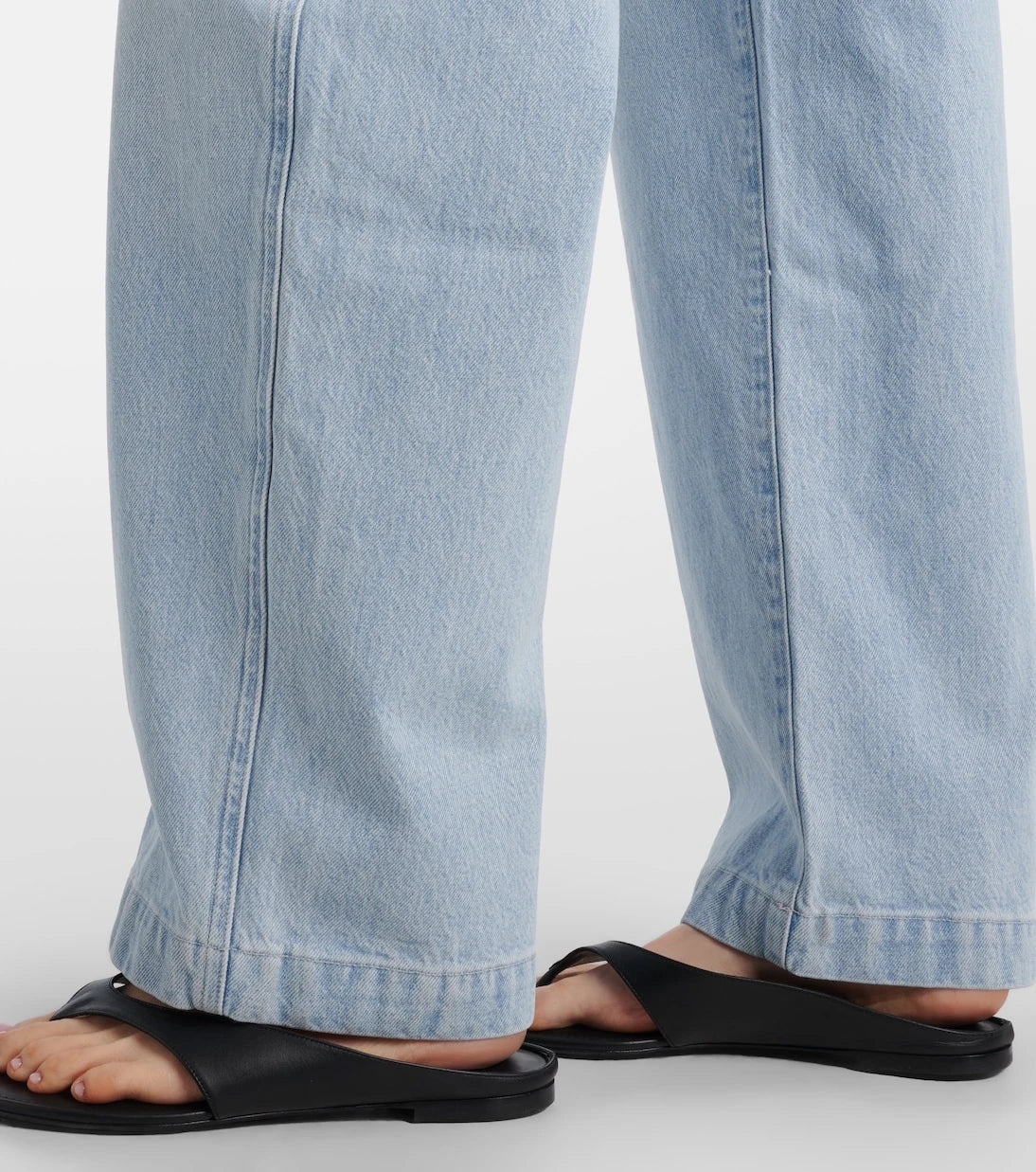 Agolde - x Maria McManus faded wide-leg jeans