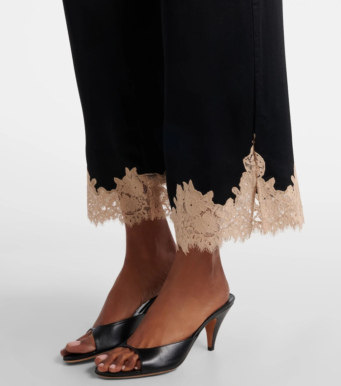 Rixo - Marcela lace-trimmed wide-leg pants