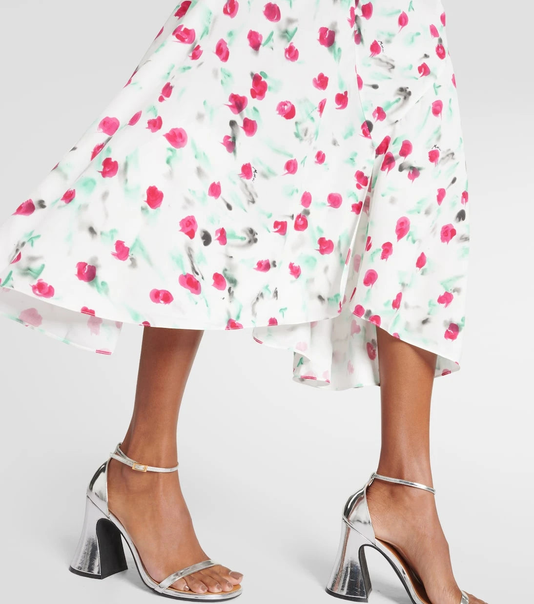 Marni - Printed midi skirt