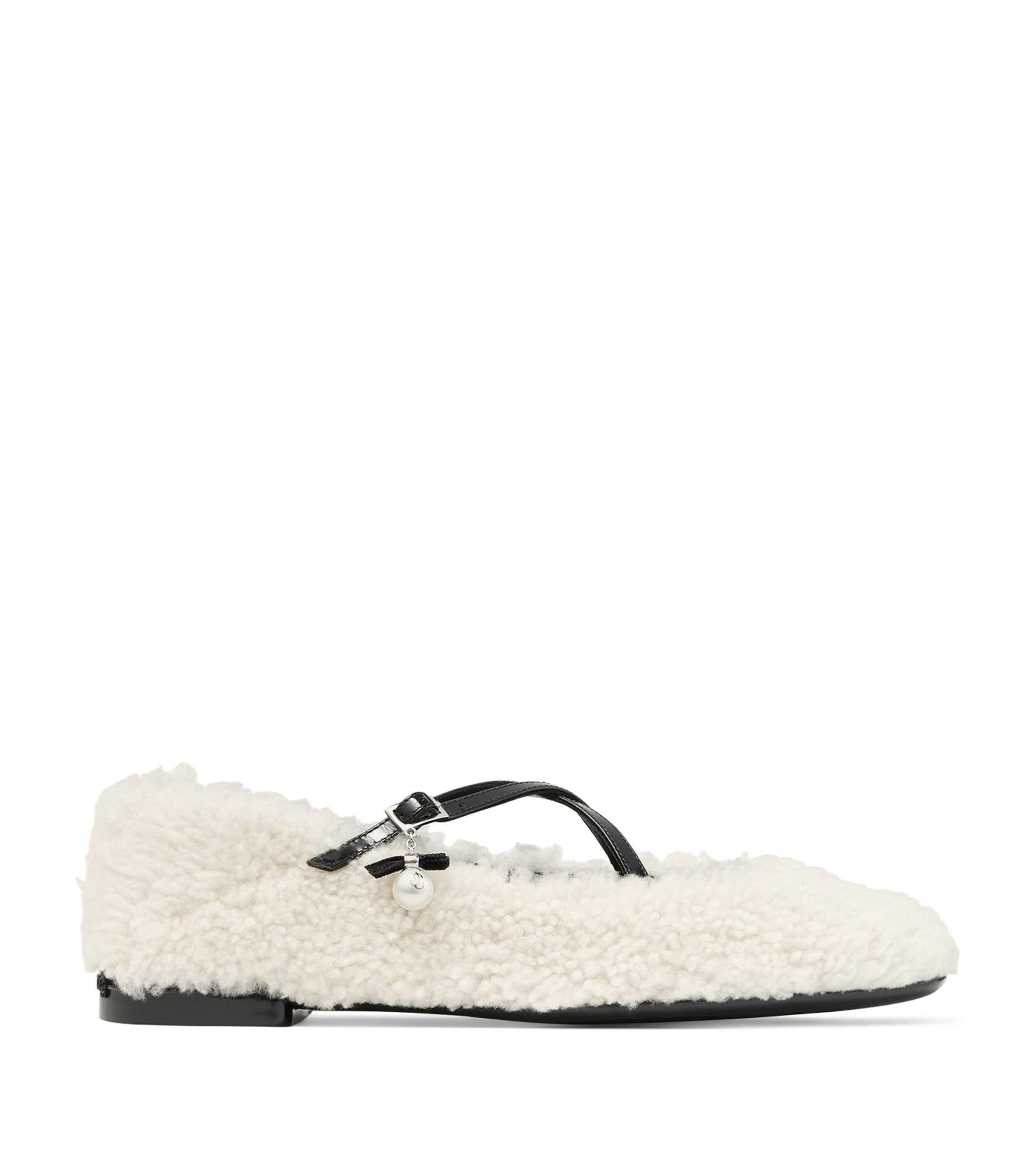 Multi Eleri Shearling Ballerina Flats
