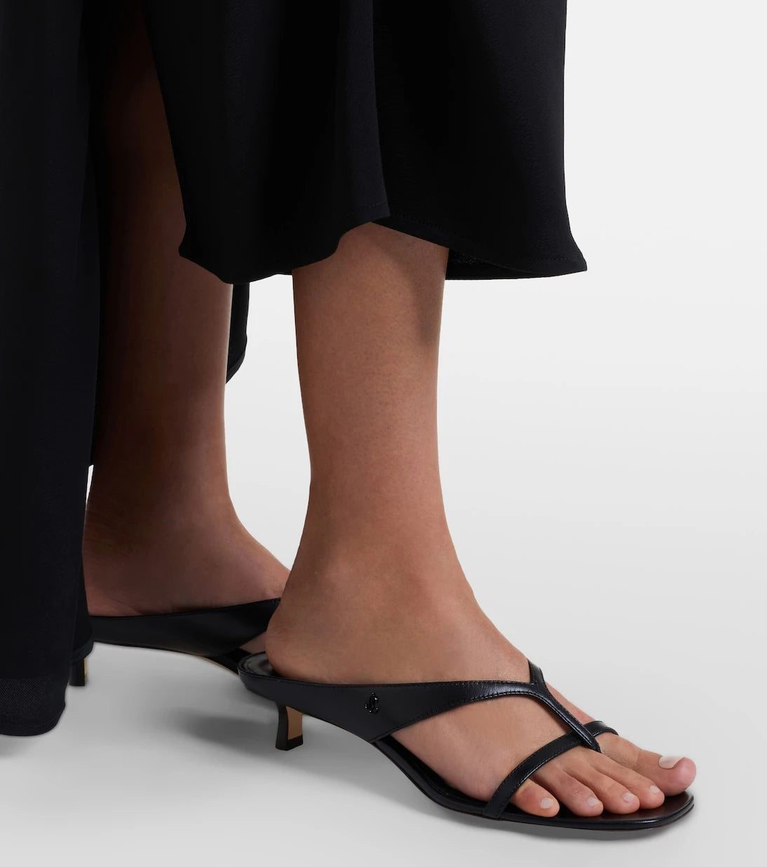 Jimmy Choo - Emery leather thong sandals
