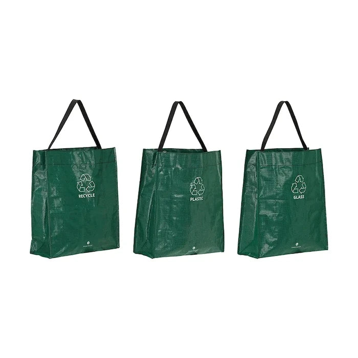 Atık Ayrıştırma Çantaları House Doctor HDRecycle 38 x 15 x 44 cm (3 adet)