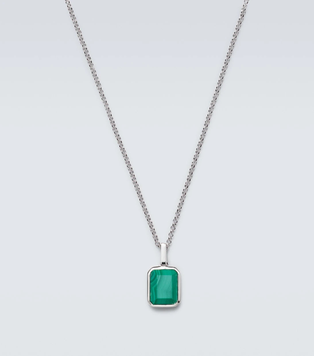 ماتيو - قلادة من الفضة الإسترليني مع الملكيت