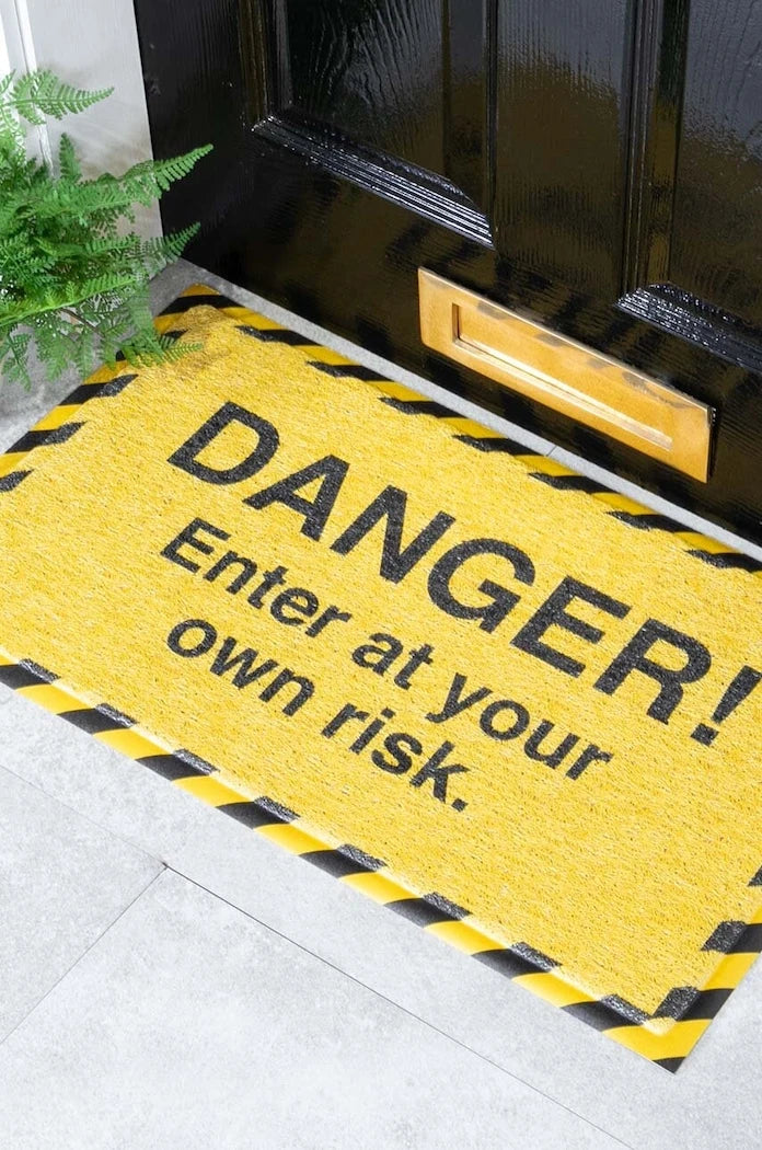 Изтривалка Artsy Doormats Danger Enter At Your Own 70 x 40 cm