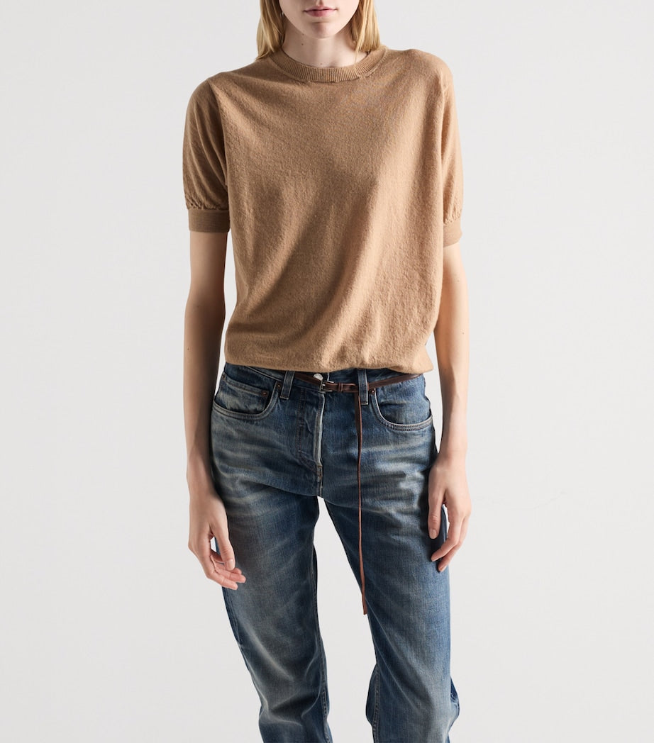 Prada Brown Cashmere Sweatshirt