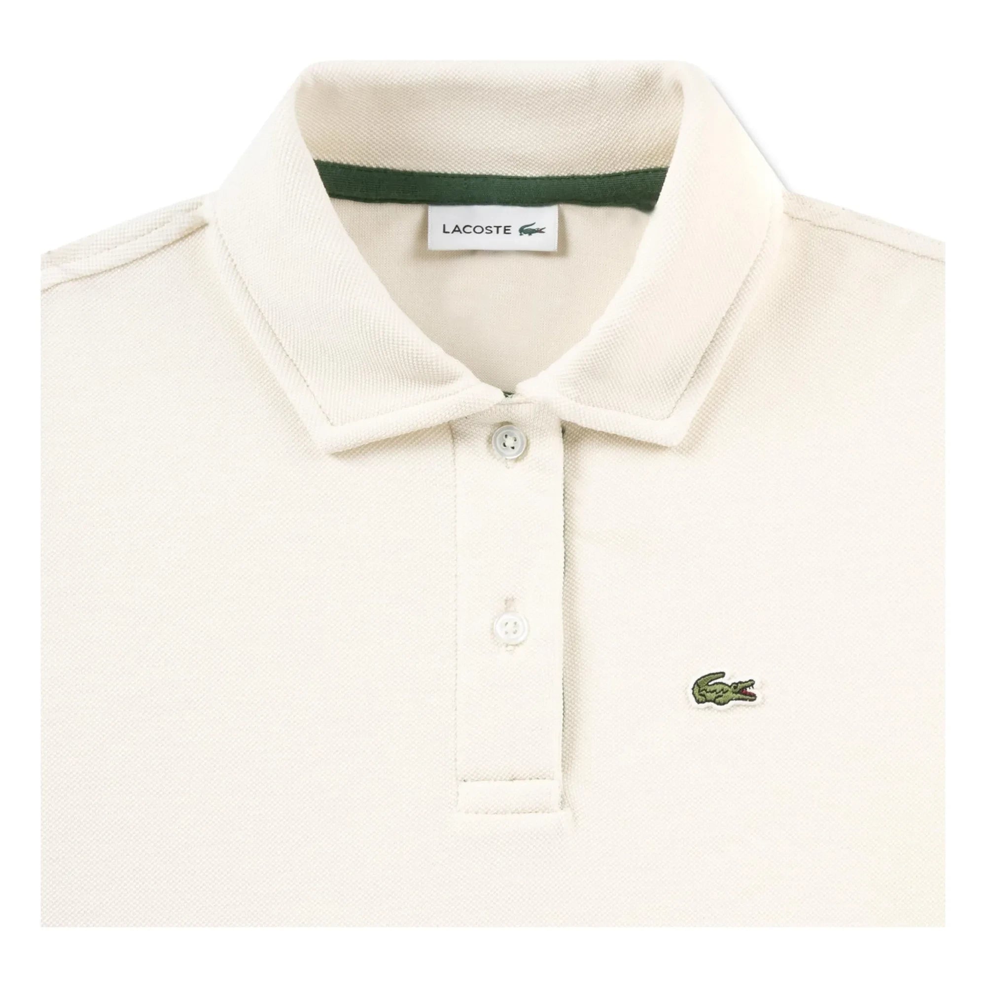 Lacoste - Oversize logo polo shirt Organic cotton | Ecru