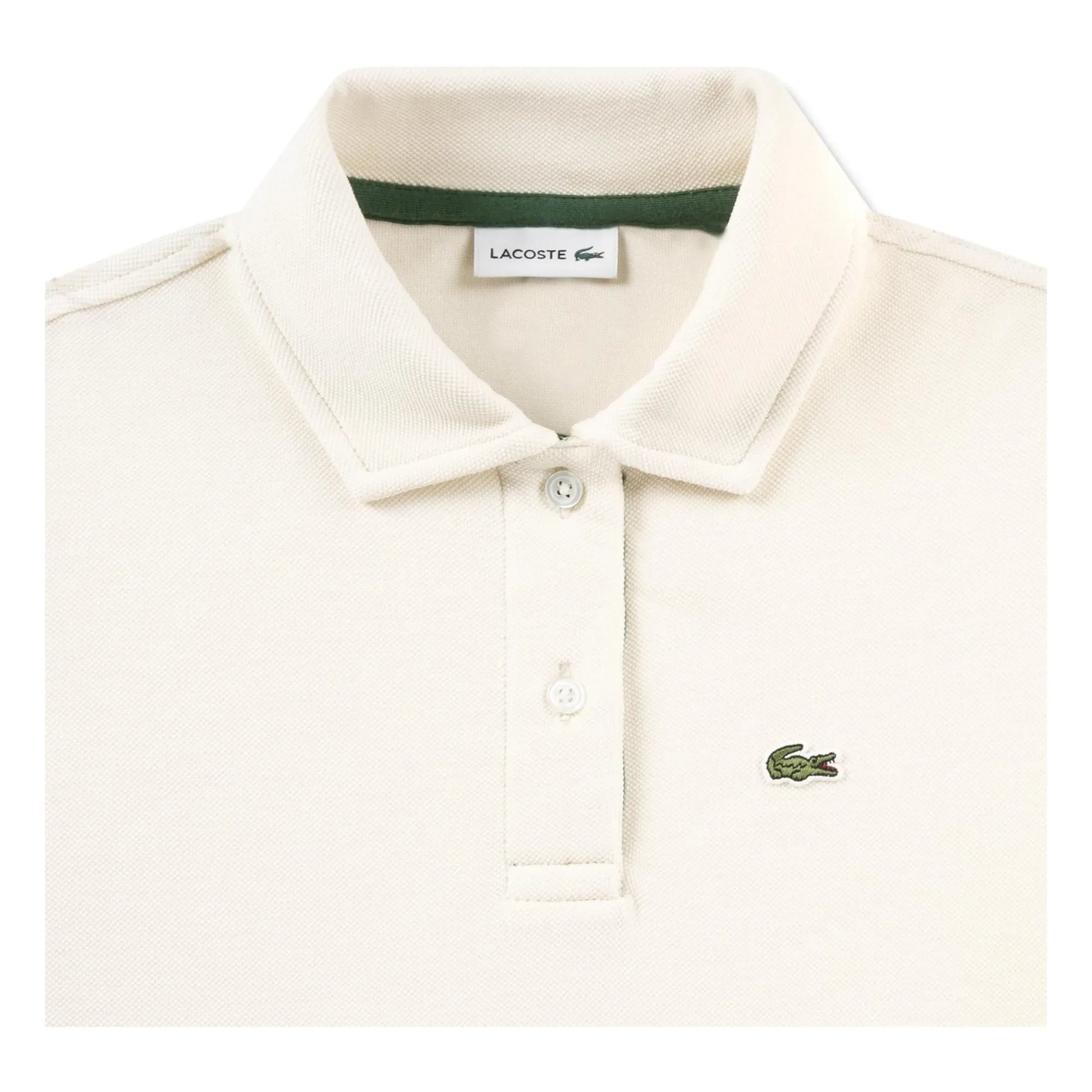 Lacoste - Oversize logo polo shirt Organic cotton | Ecru