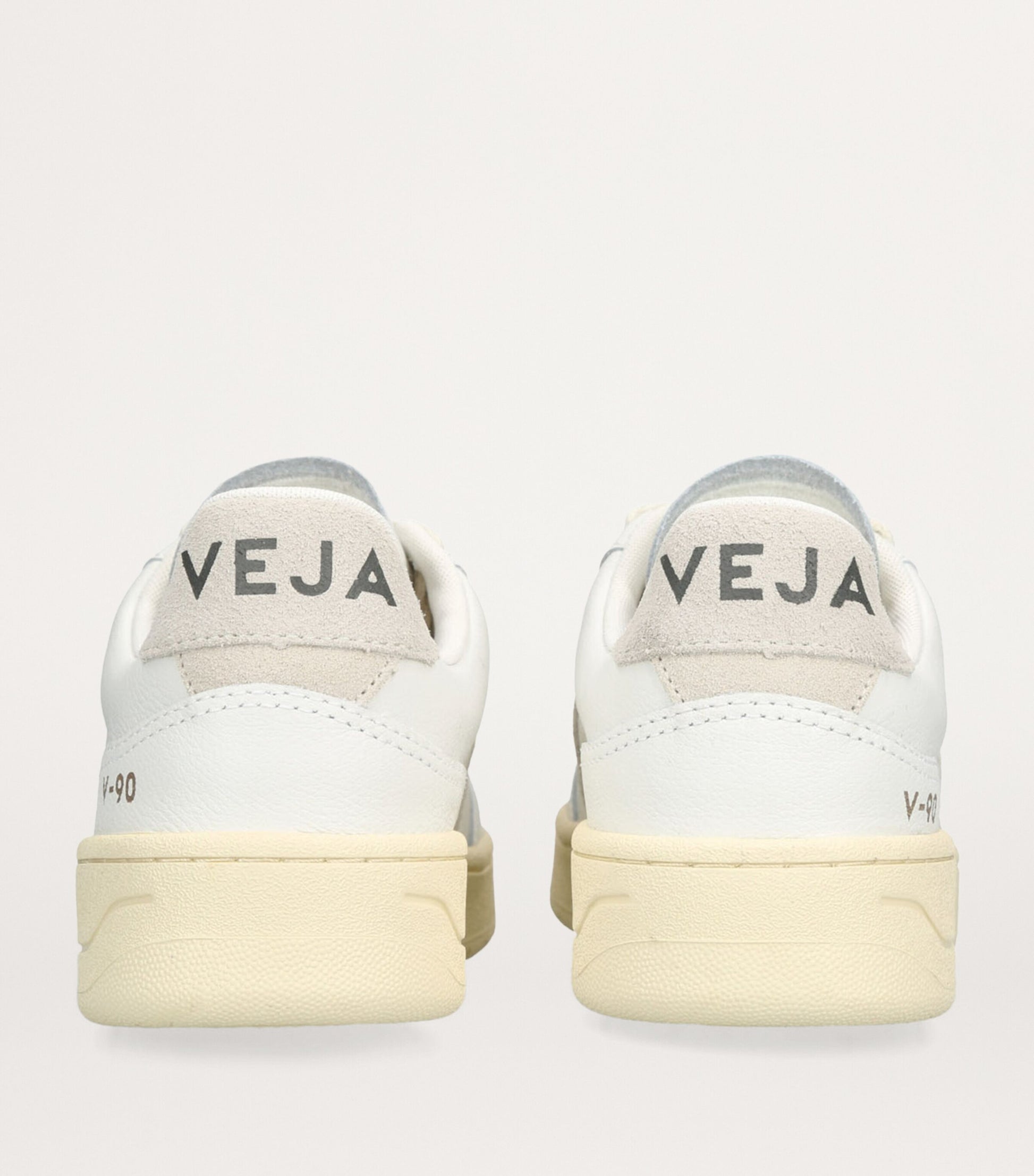 Veja White Leather V-90 Sneakers