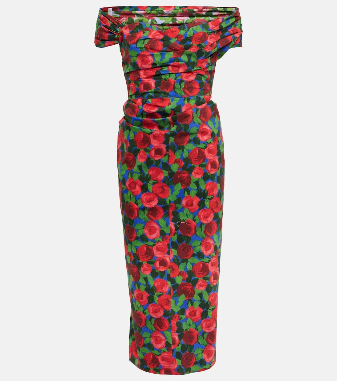 Carolina Herrera - Floral off-shoulder midi dress