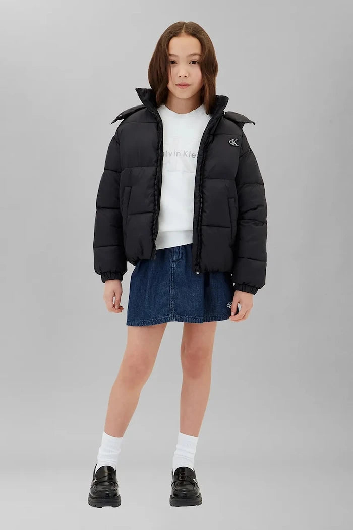 Calvin Klein Jeans çocuklar için kapitone ceket