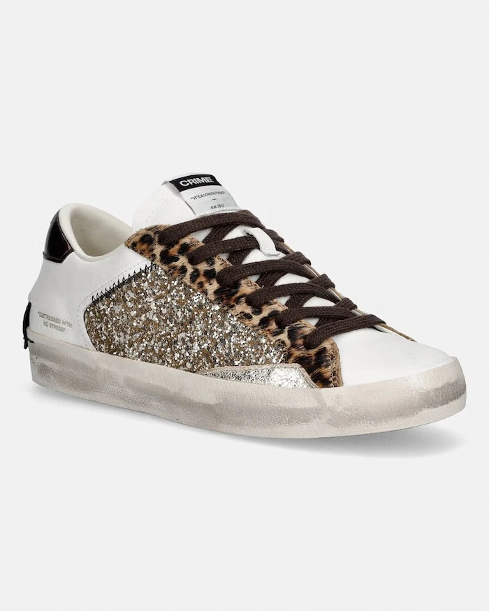 Crime London DISTRESSED маратонки от кожа