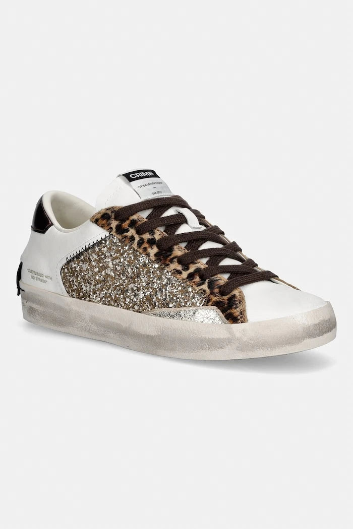 Crime London DISTRESSED Deri Spor Ayakkabı