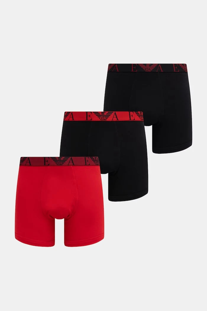 Emporio Armani Underwear pamuklu erkek boxer 3'lü
