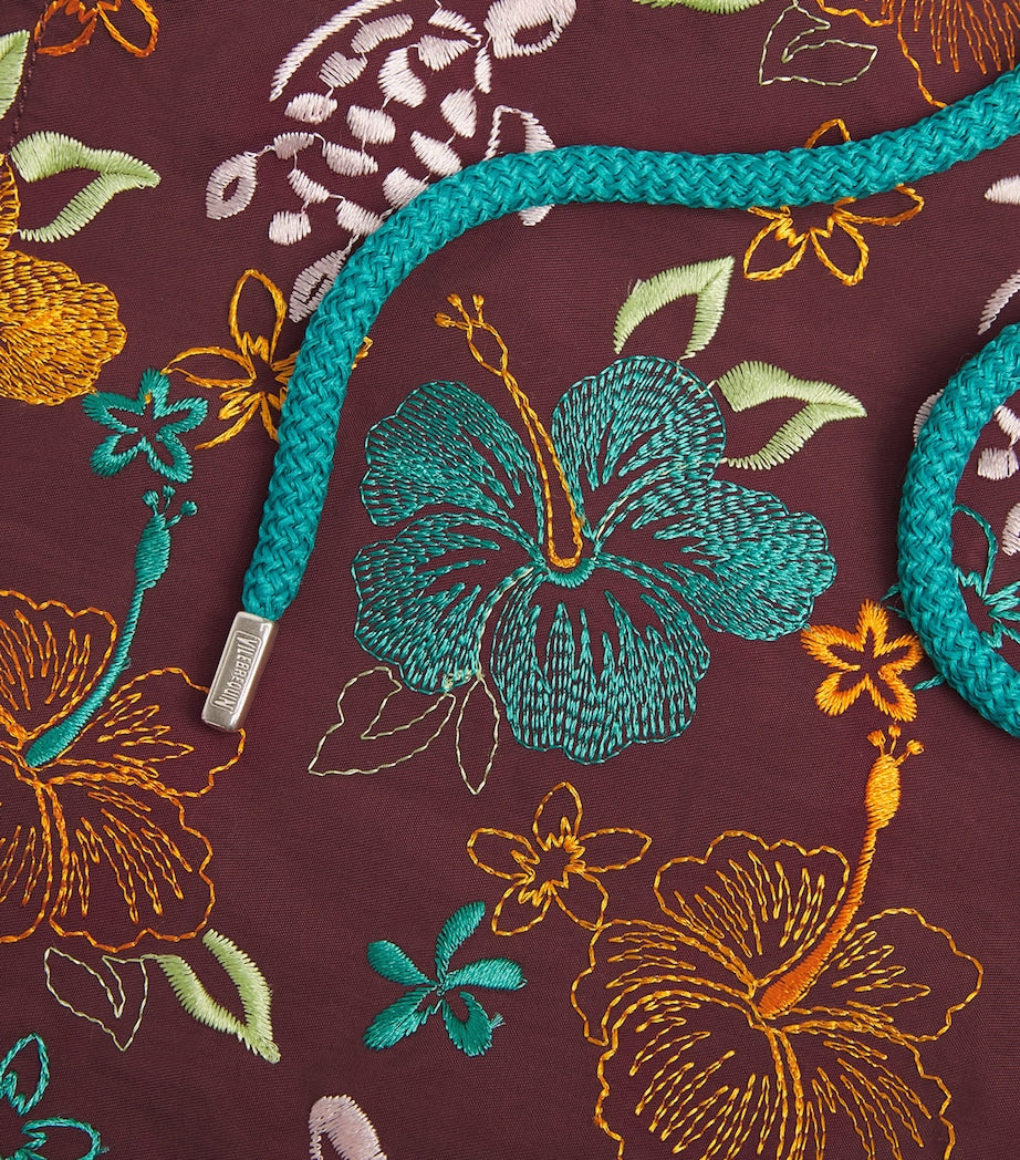 Embroidered Mistral Swim Shorts