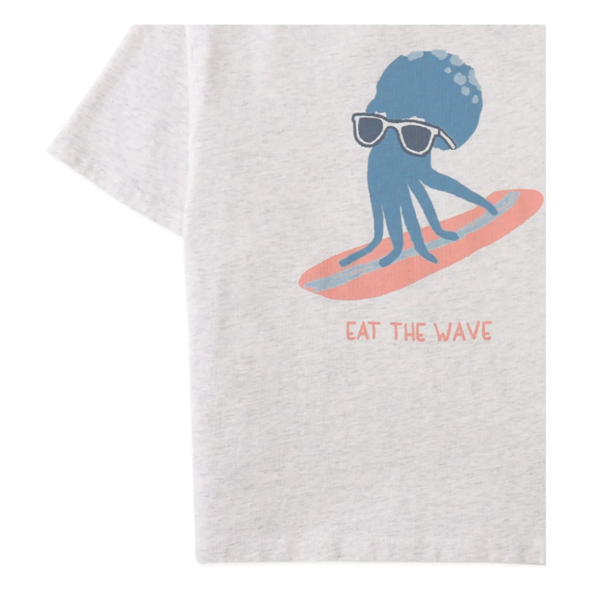 Gingersnaps - Oruo Octopus T-shirt | Heather grey