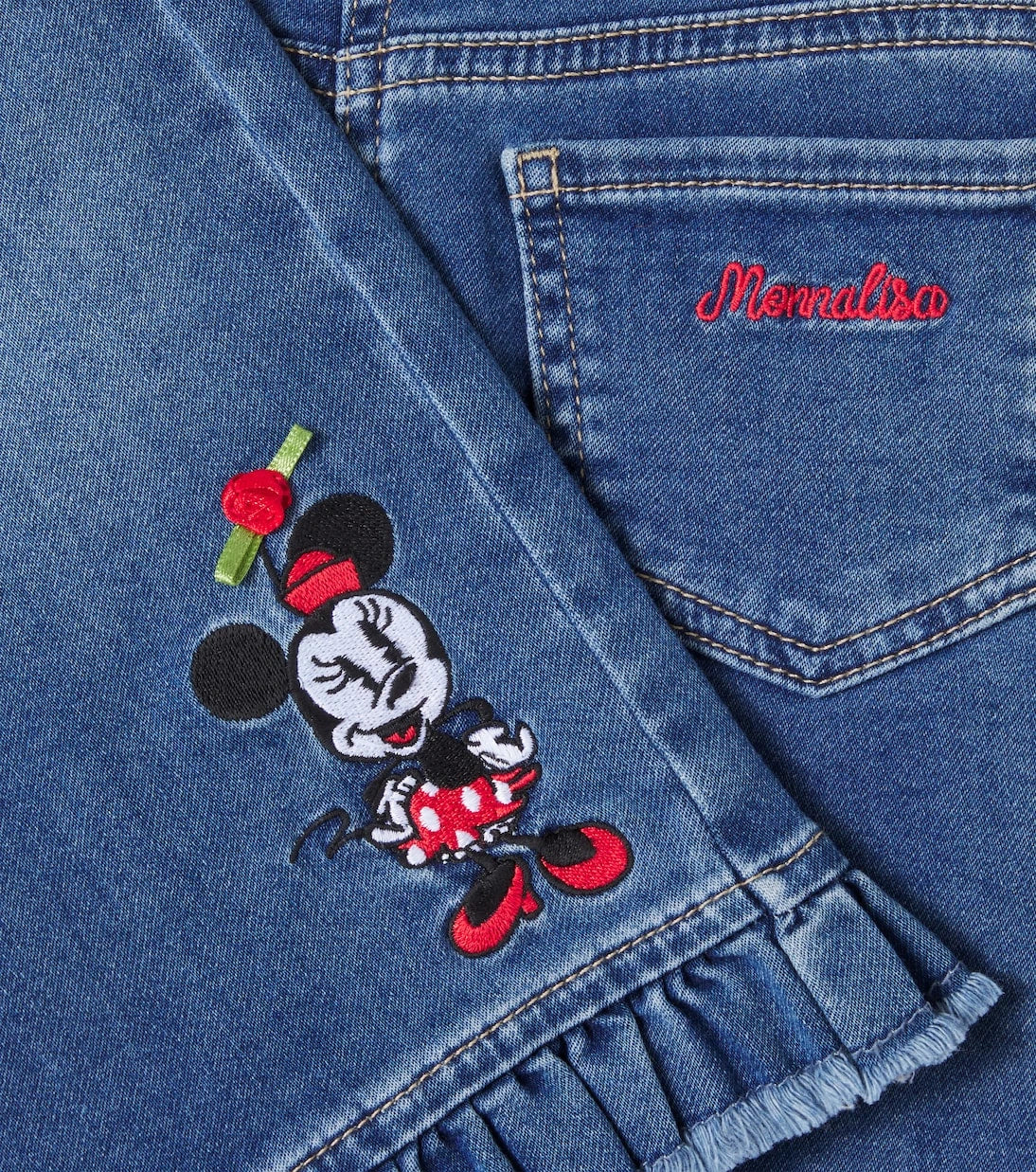 Monnalisa - x Disney® Minnie Mouse straight jeans