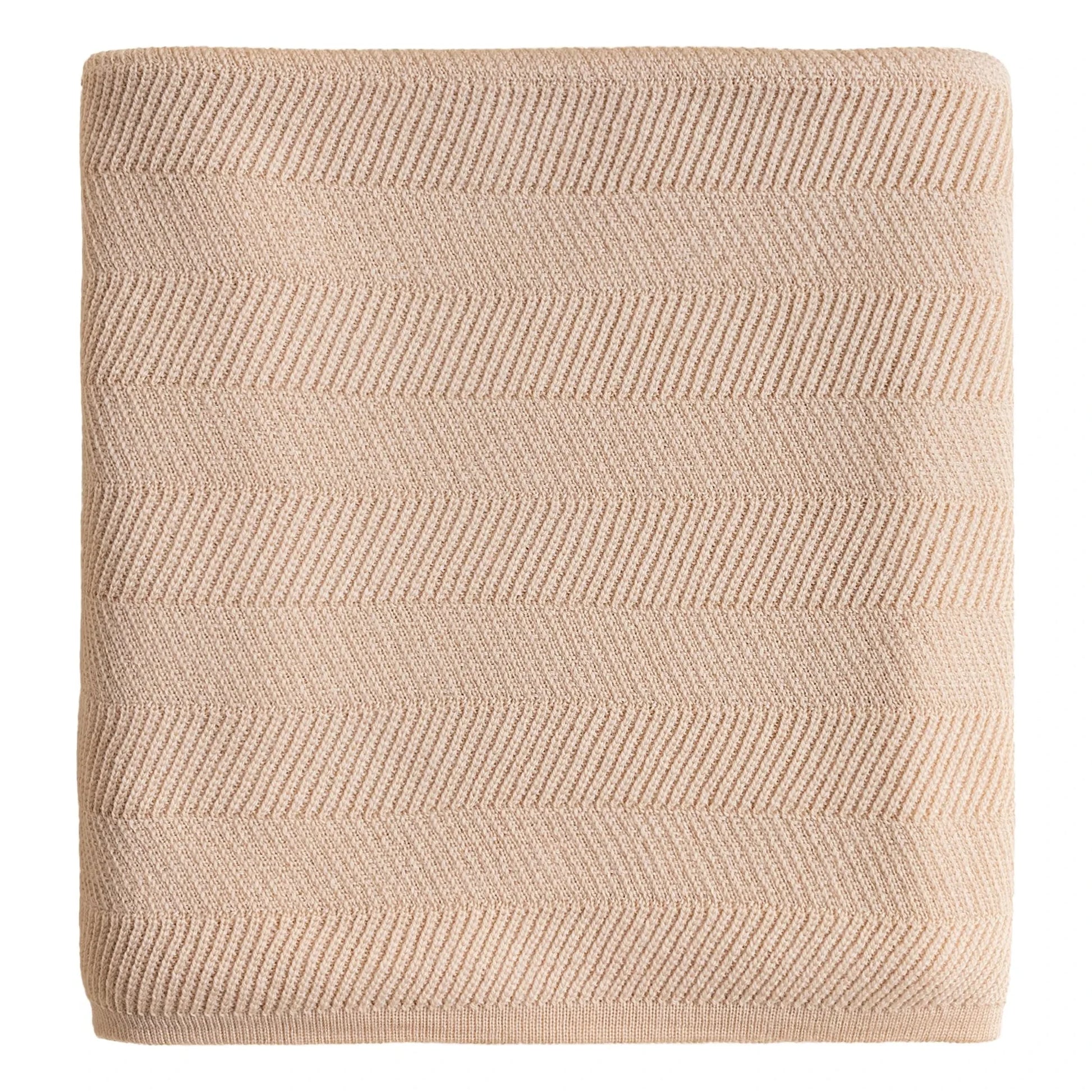 Hvid - Freddie Merino Wool Blanket | Beige