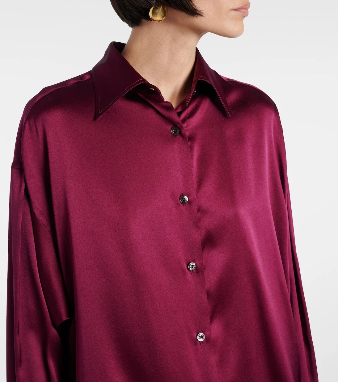 Tom Ford - Silk-blend satin shirt