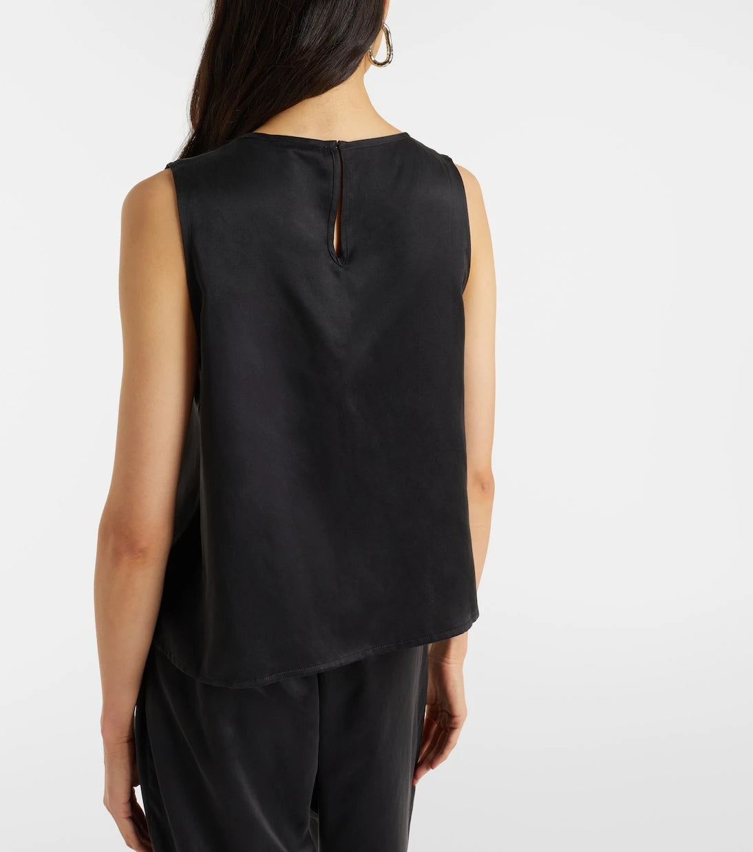 Asceno - Sofia silk charmeuse tank top