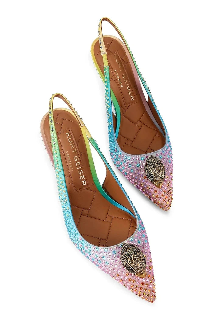 Kurt Geiger London обувки с ток Belgravia Sling 85 Other Fabric