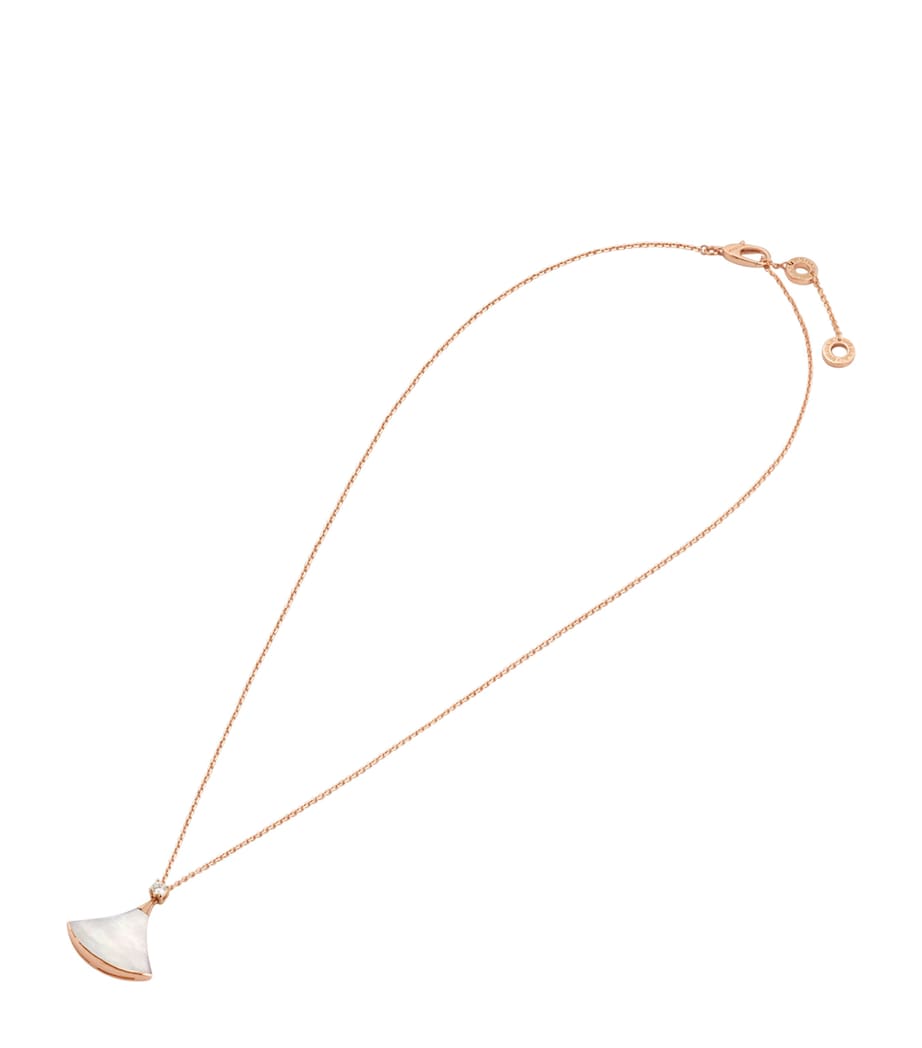 Rose Gold, Diamond and Mother-of-Pearl Divas' Dream Necklace