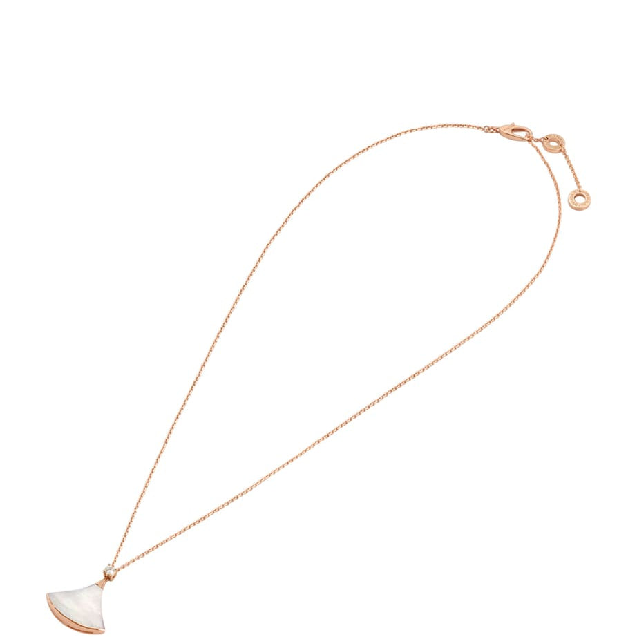 Rose Gold, Diamond and Mother-of-Pearl Divas' Dream Necklace