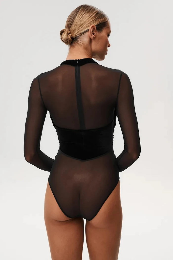 Боди Undress Code 540 Flawless Bodysuit Black Classic