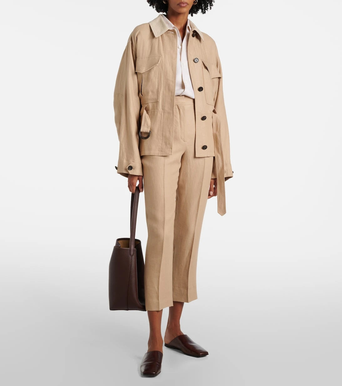 Loro Piana - Neo Derk linen crêpe straight pants