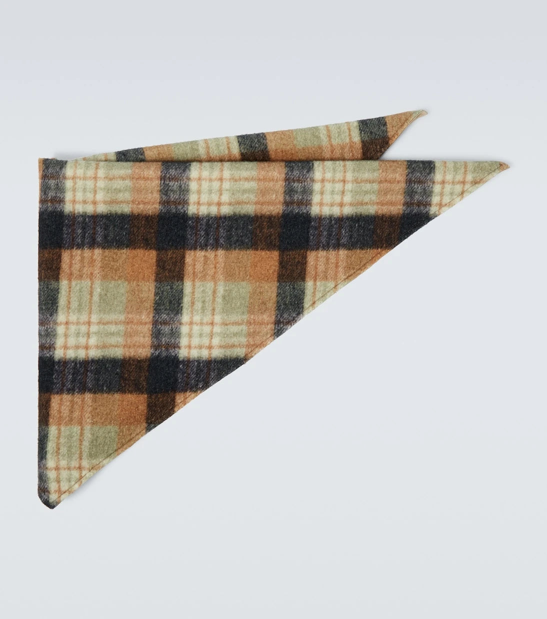 Dries Van Noten - Checked wool scarf