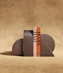 Leather Left Cubist Bookend
