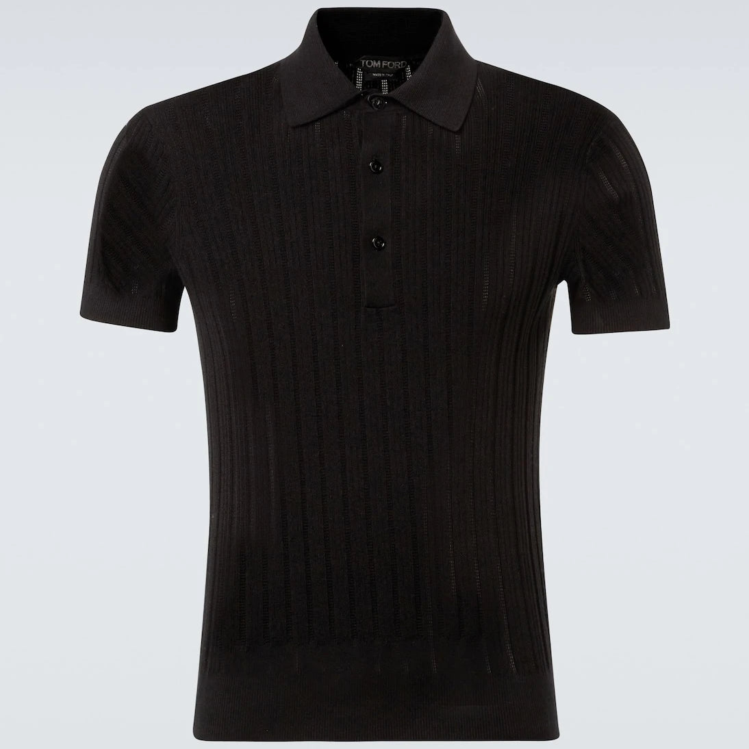 Tom Ford - Cotton and silk polo shirt
