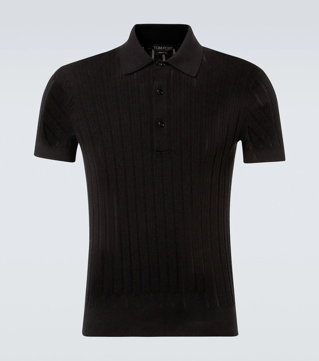 Tom Ford - Cotton and silk polo shirt