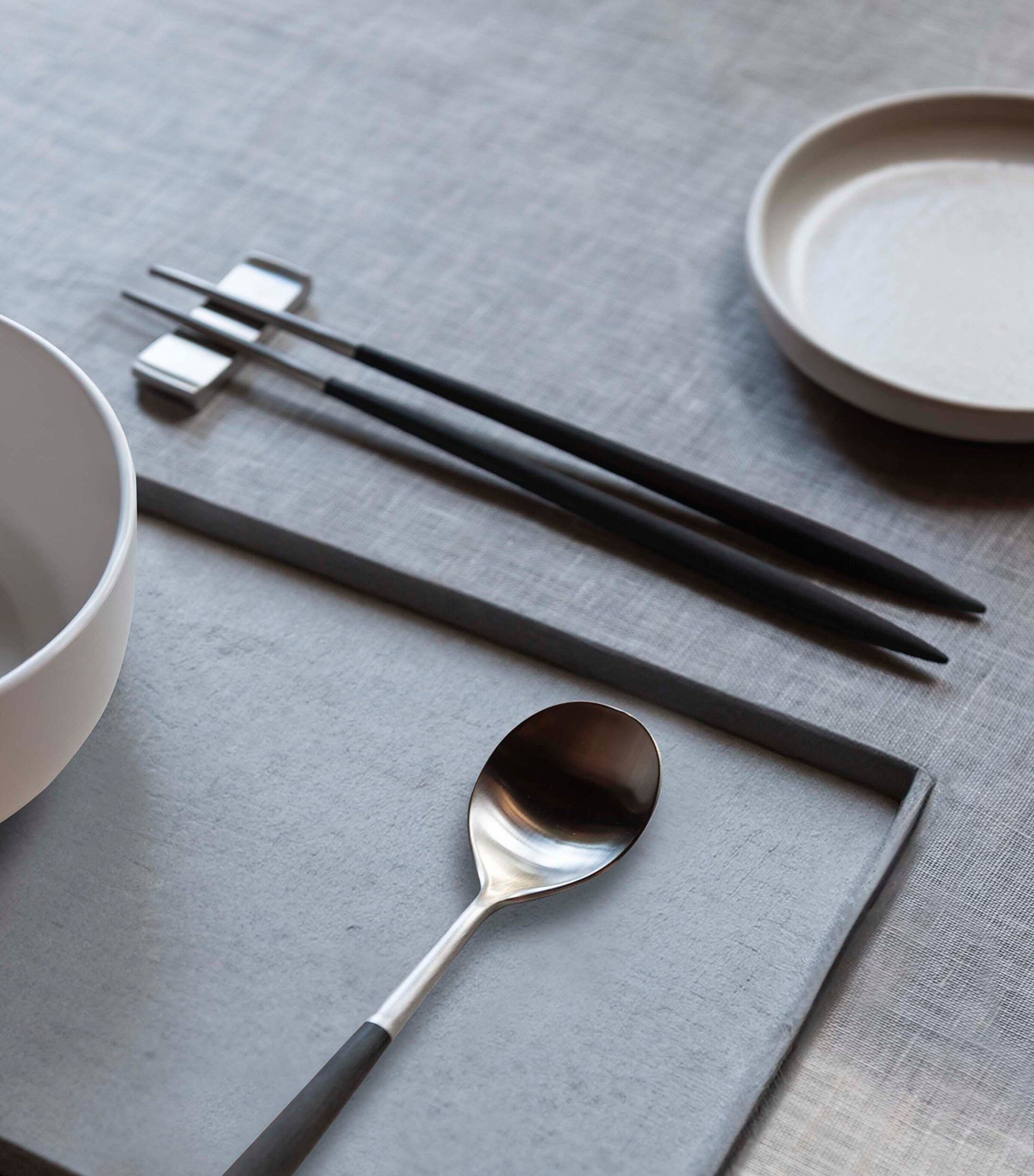 Set of 6 Stainless Steel Ares Chopsticks