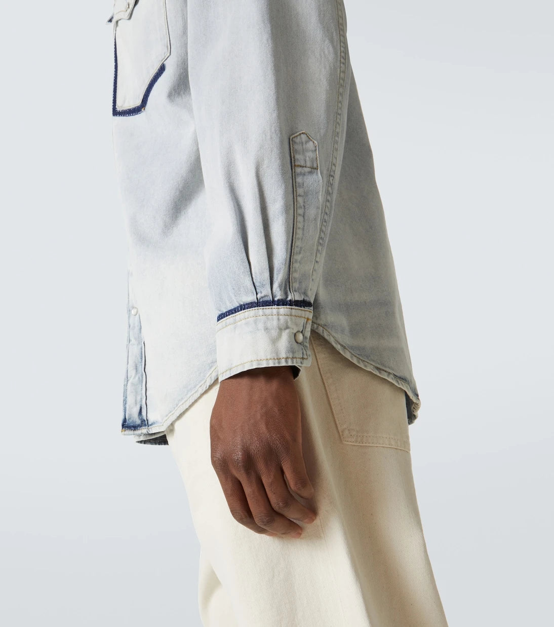 Maison Margiela - قميص جينز مزين