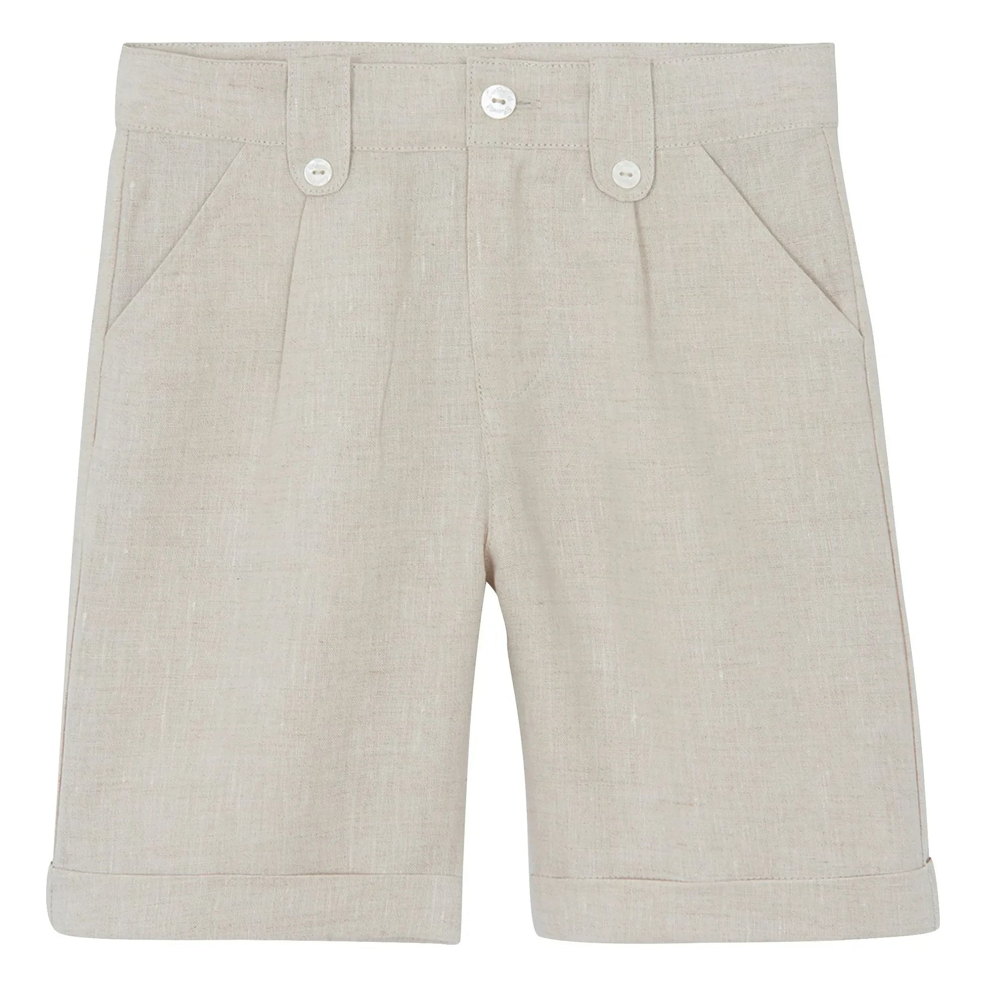 Tartine et Chocolat - Linen shorts | Sand