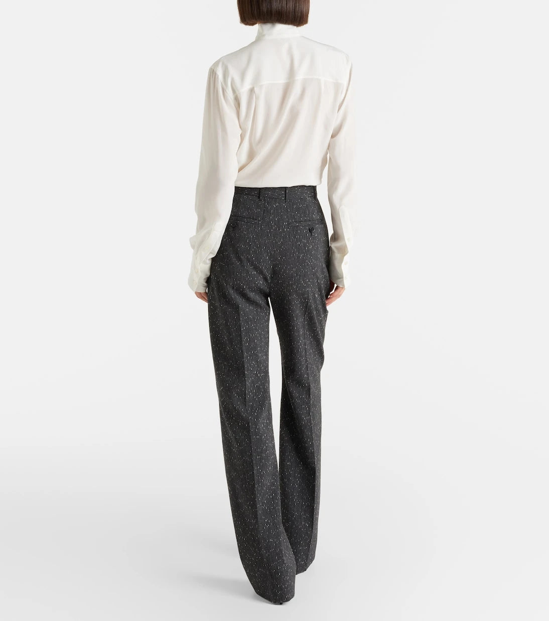 McQueen - Chalk stripe straight pants