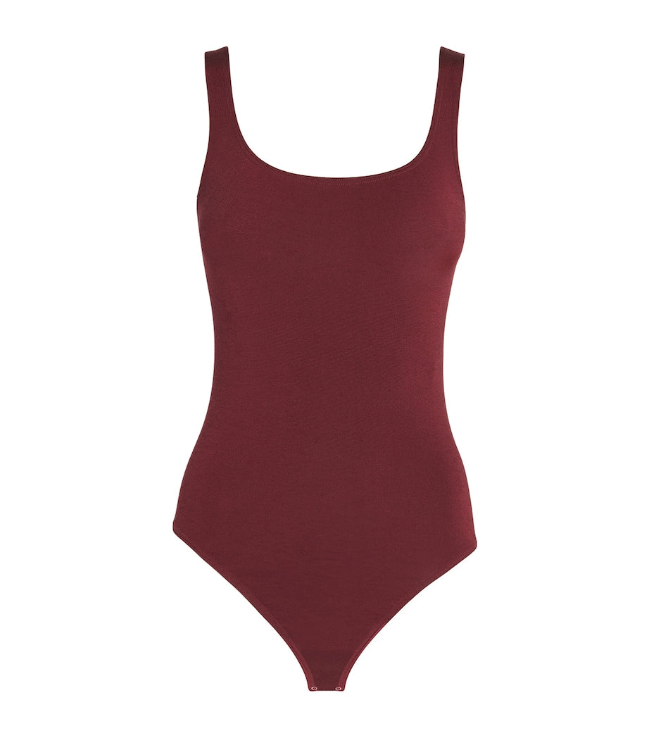 Wolford Burgundy Jamaika String Bodysuit