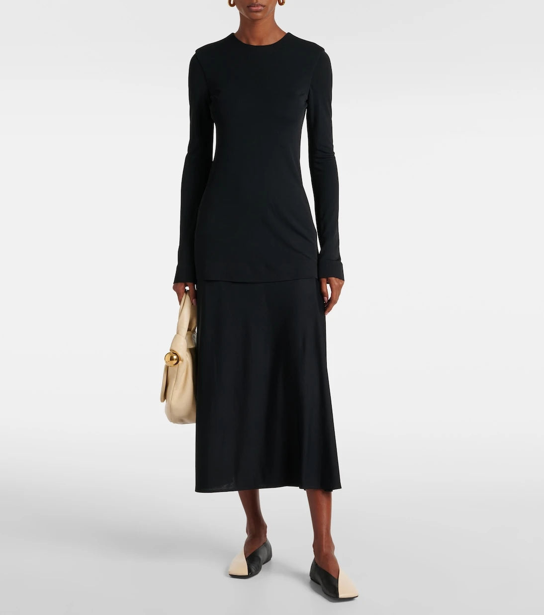 Jil Sander - Layered maxi dress