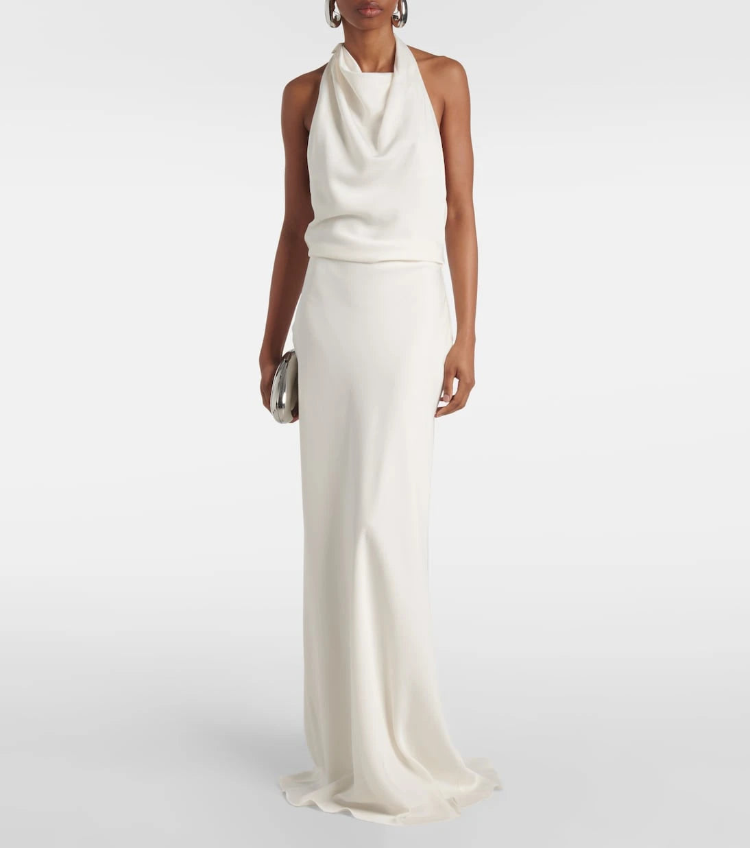Simkhai - Reannon draped satin gown