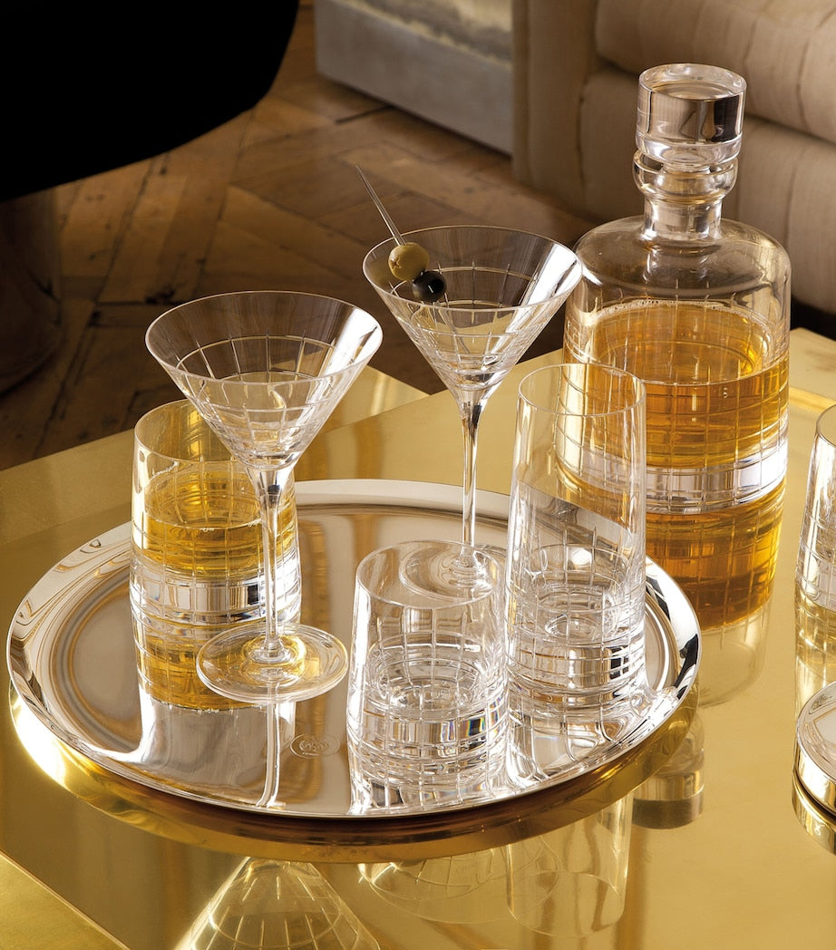 Set of 2 Crystal Old Fashioned Tumblers (190ml)