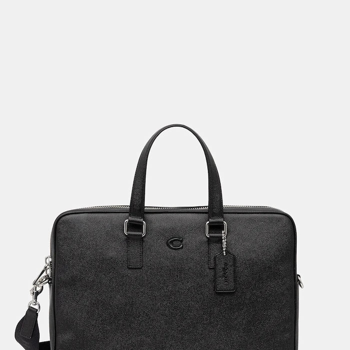 Кожена чанта за лаптоп Coach Caden