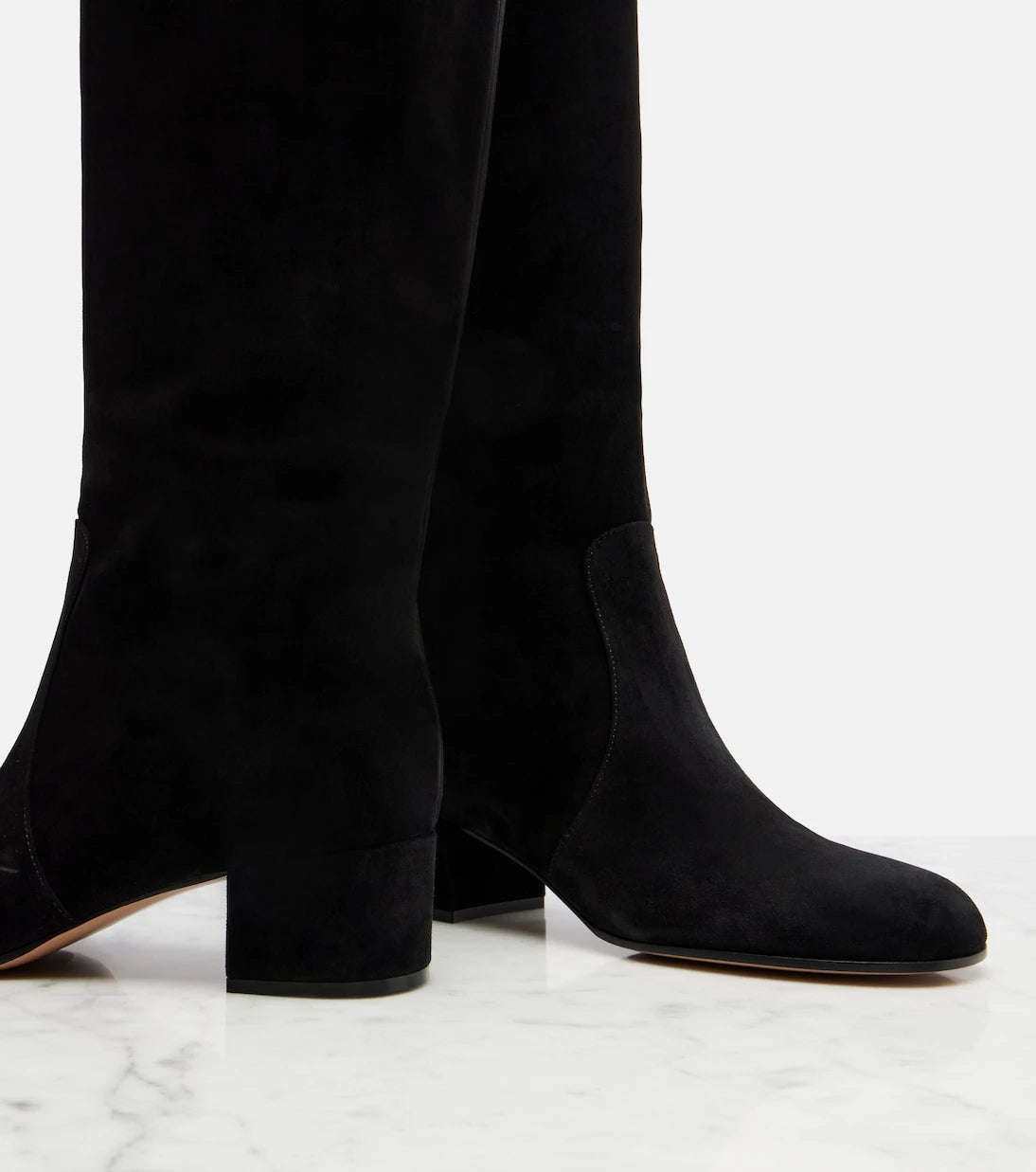 Gianvito Rossi - Suede knee-high boots