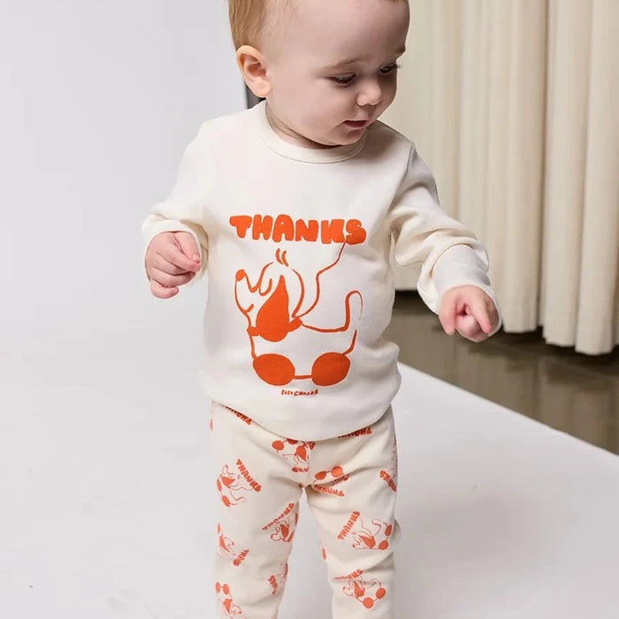 Bobo Choses Rolling dog Bebek Pamuklu Uzun Kollu Bluz