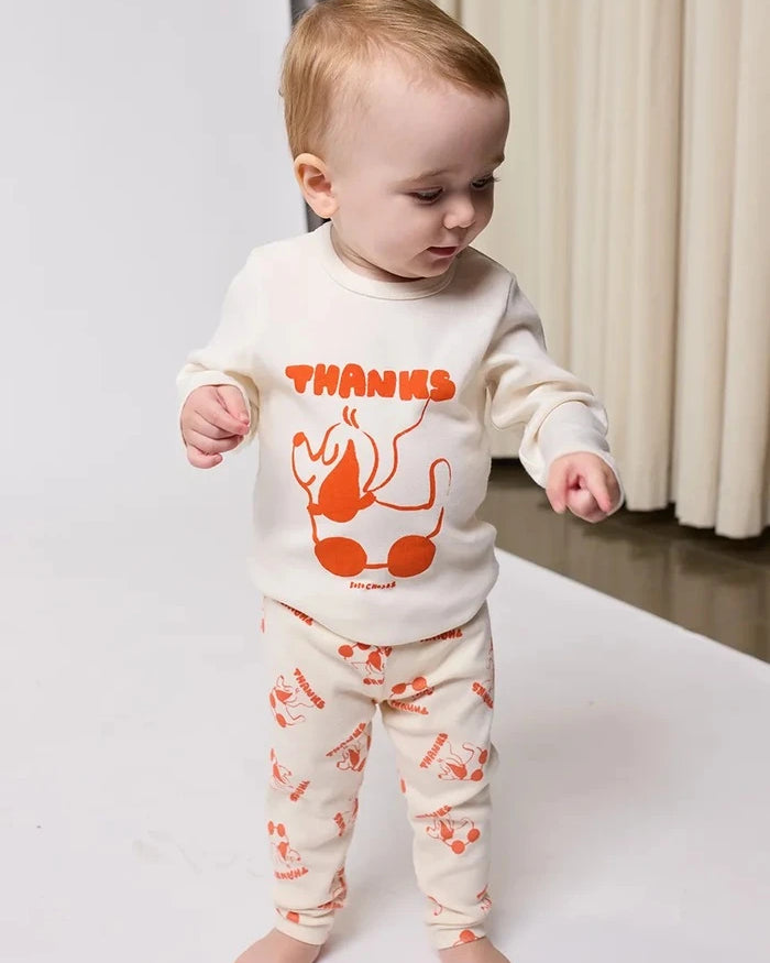 Bobo Choses Rolling dog Bebek Pamuklu Uzun Kollu Bluz