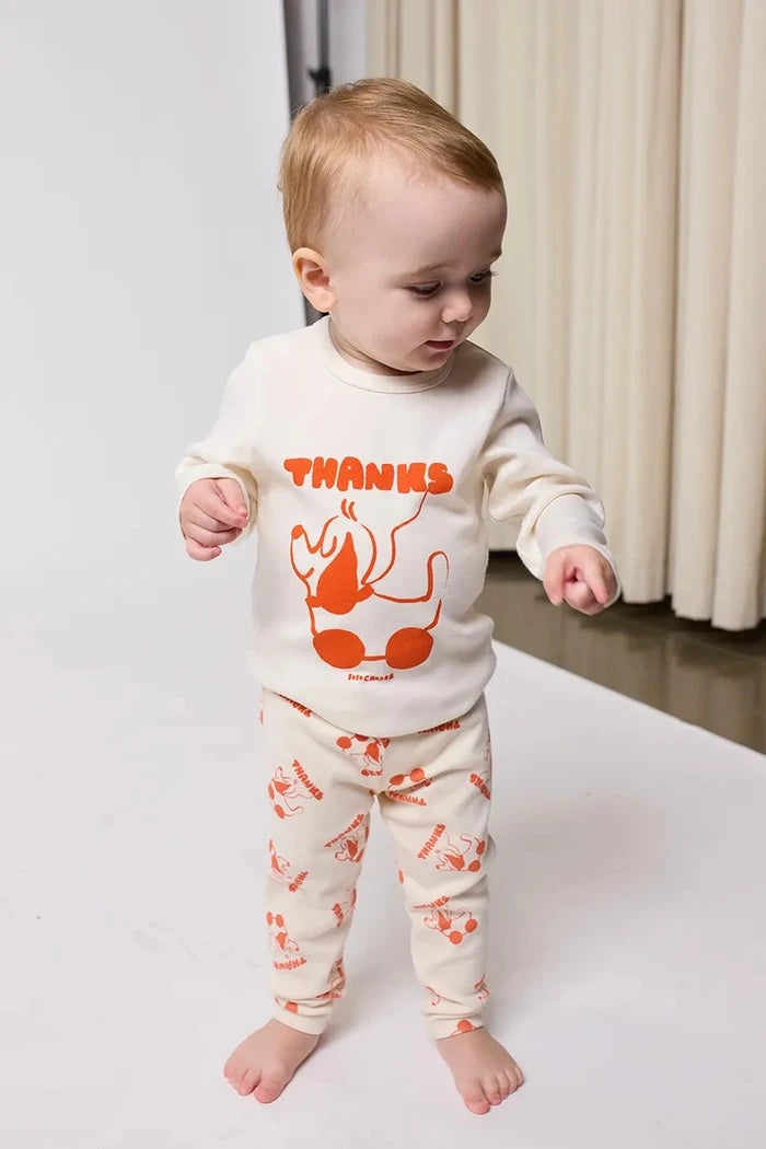 Bobo Choses Rolling dog Bebek Pamuklu Uzun Kollu Bluz
