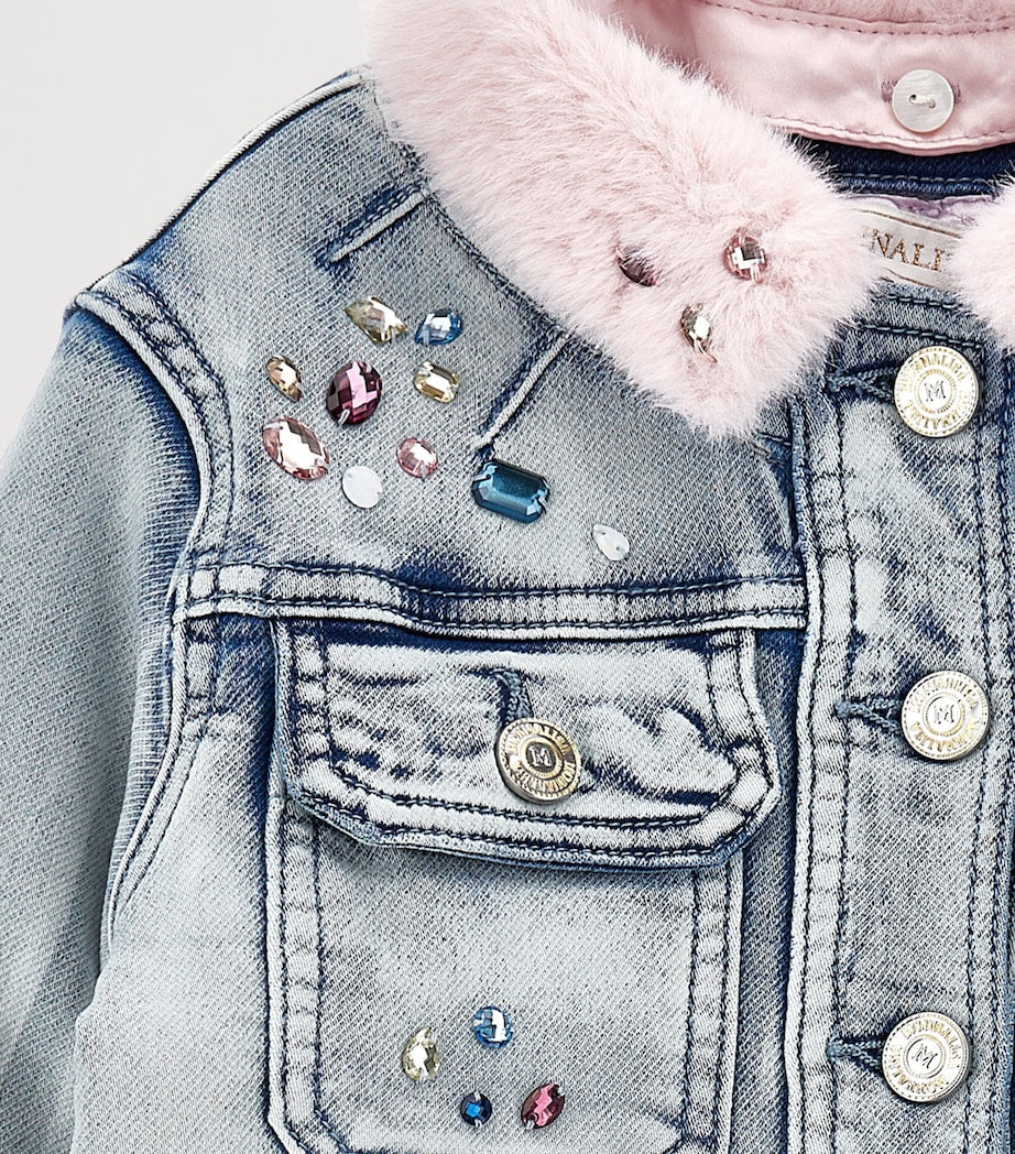 Denim Embellished Jacket (2-12 Years)