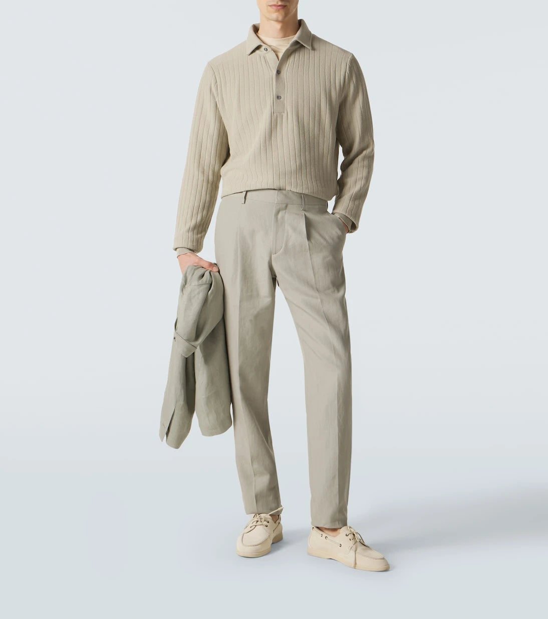 Lardini - Cotton polo sweater