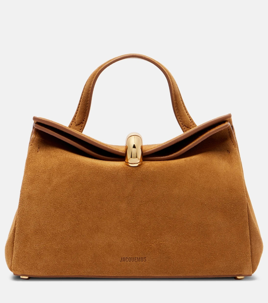 Jacquemus - Valerie Small suede top-handle bag