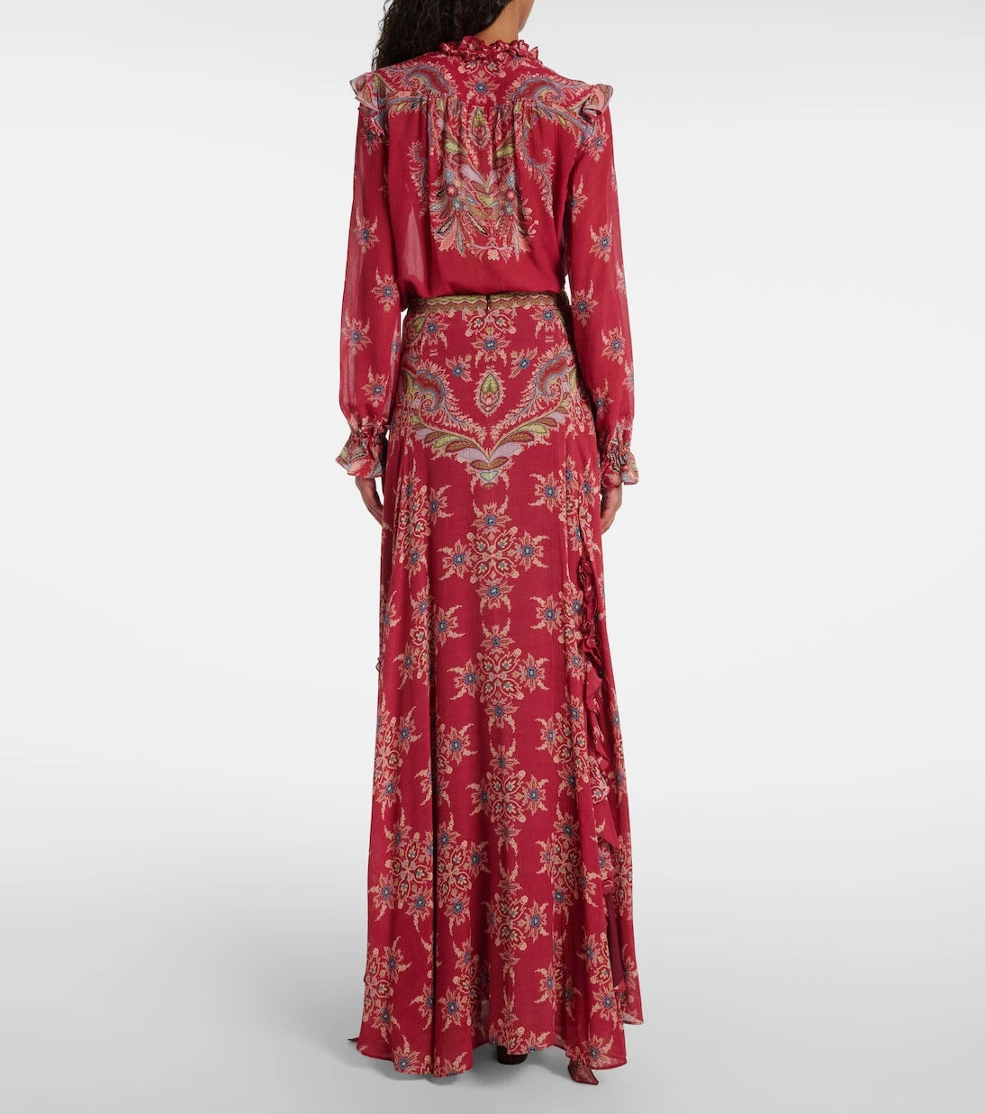 Etro - Printed maxi skirt